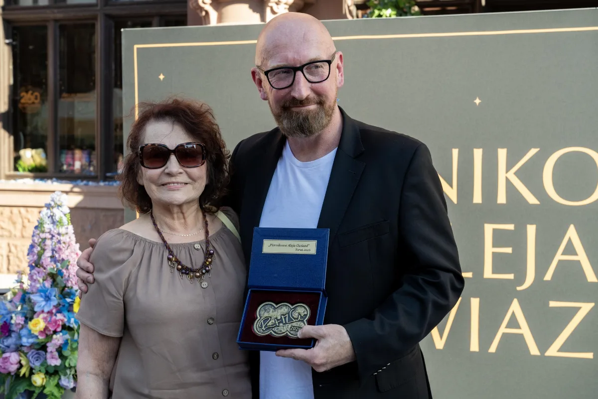Robert Małecki uhonorowany w Piernikowej Alei Gwiazd