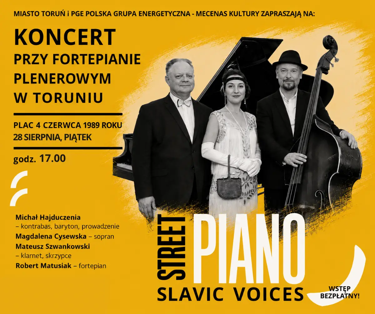 Koncert muzyki filmowej na Skwerze 4 Czerwca 1989 Roku w Toruniu