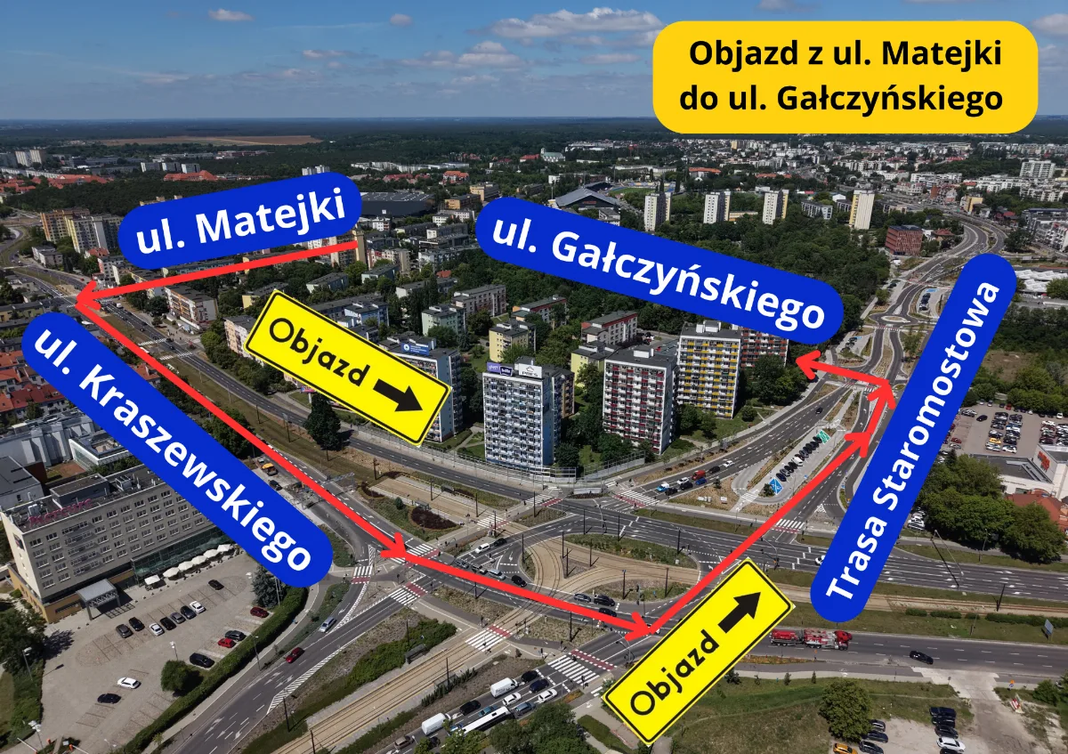 Rozpoczęcie remontu ul. Gałczyńskiego w Toruniu