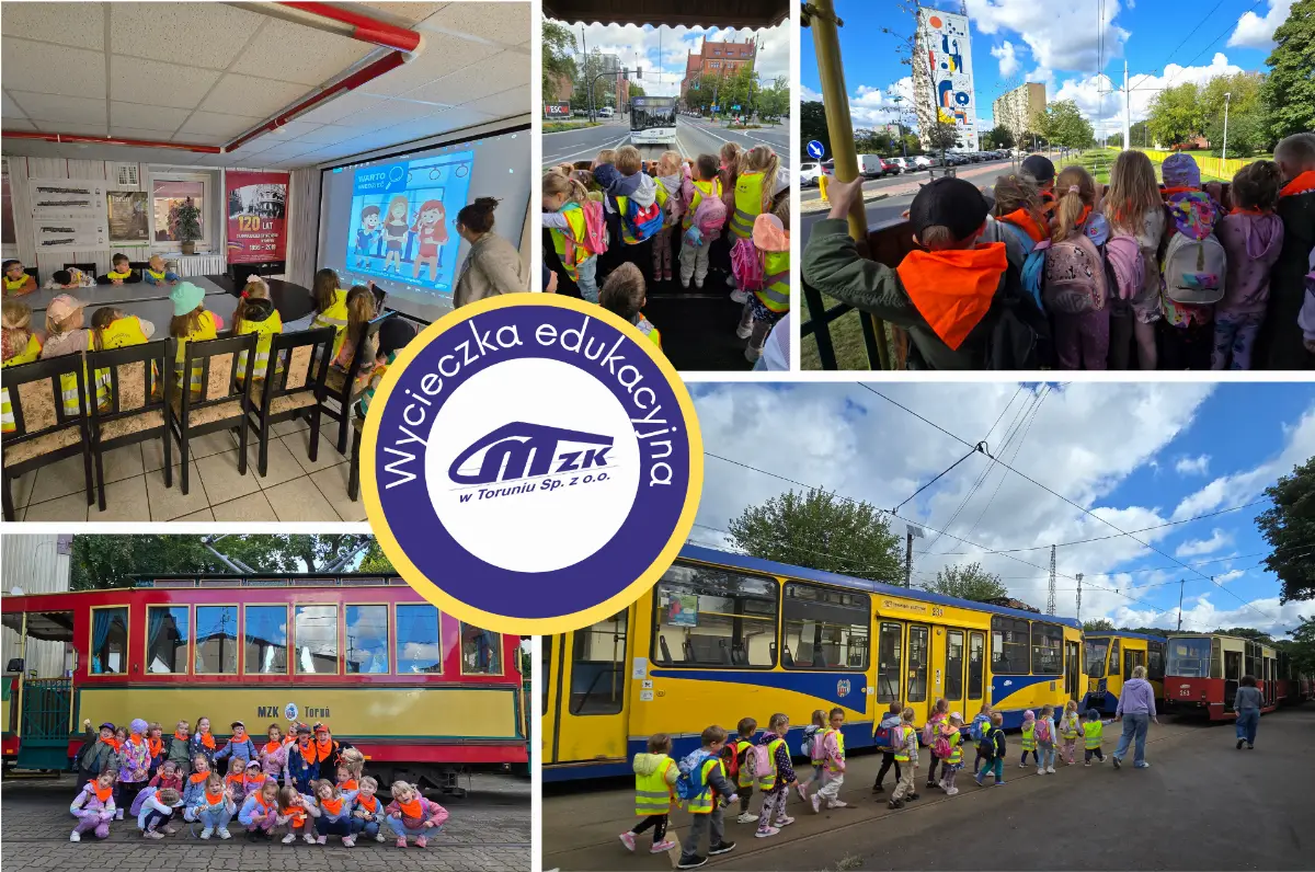 Wyjątkowa wycieczka tramwajowa dla przedszkoli w Toruniu