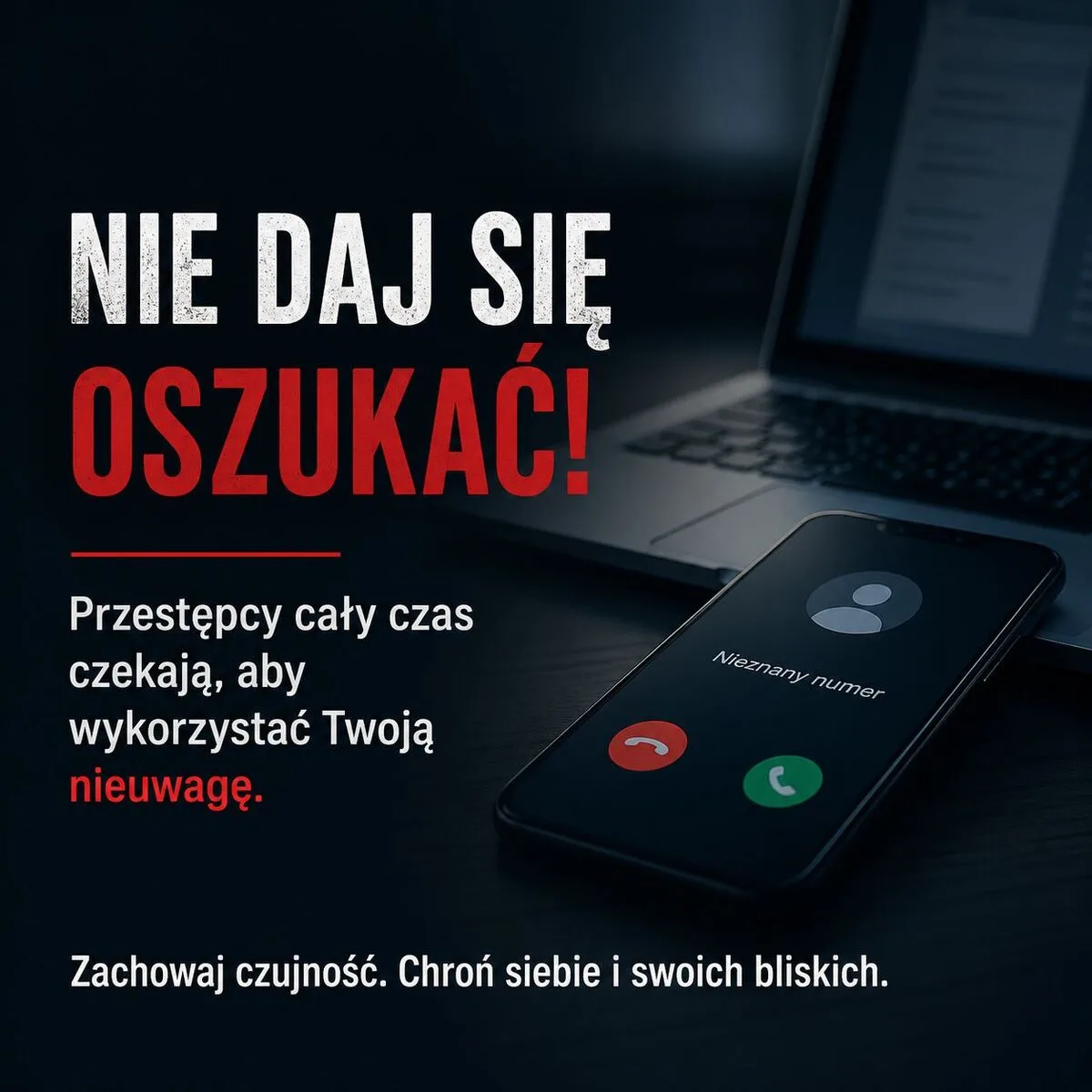Uważaj na oszustów - przestępcy mogą wykorzystać Twoją nieuwagę