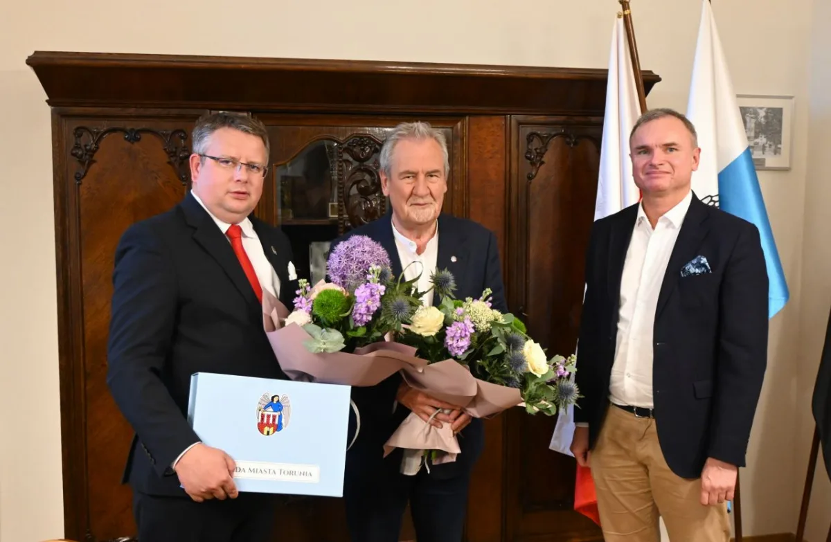 Imieniny Jana Wyrowińskiego - Honorowego Obywatela Torunia