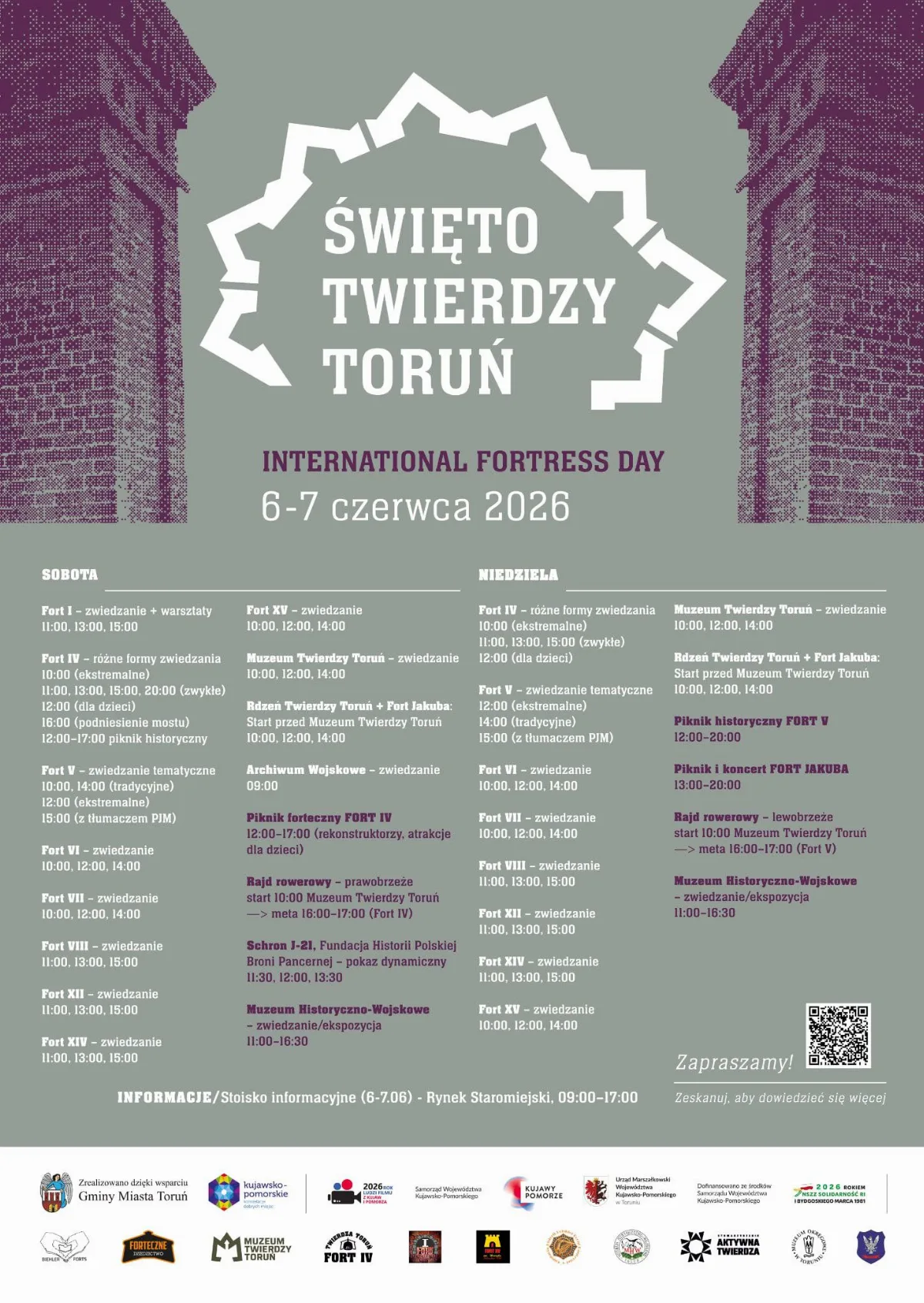 Święto Twierdzy Toruń 2026: weekend zwiedzania fortów i atrakcji