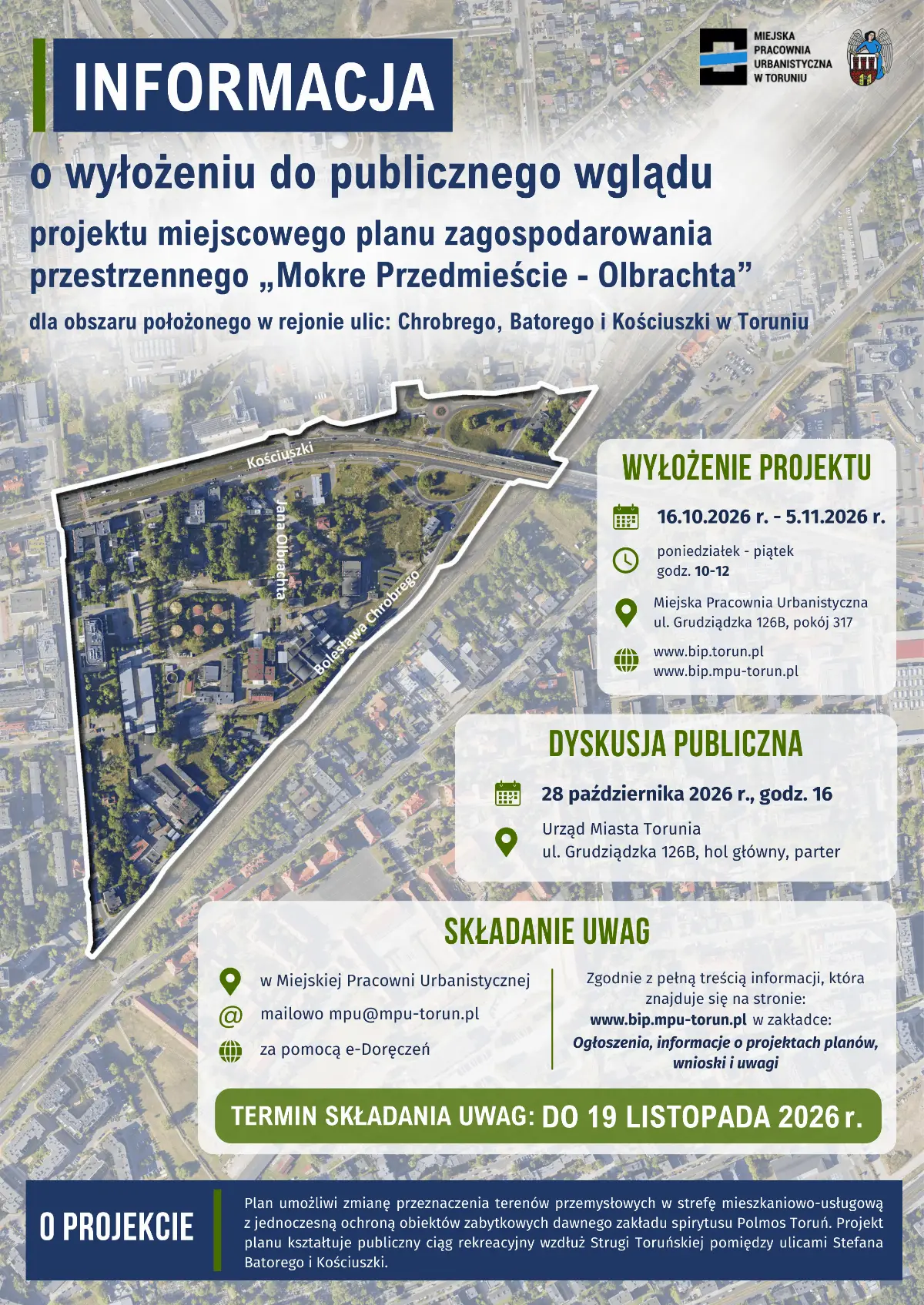 Projekty zagospodarowania terenów po Polmosie w Toruniu