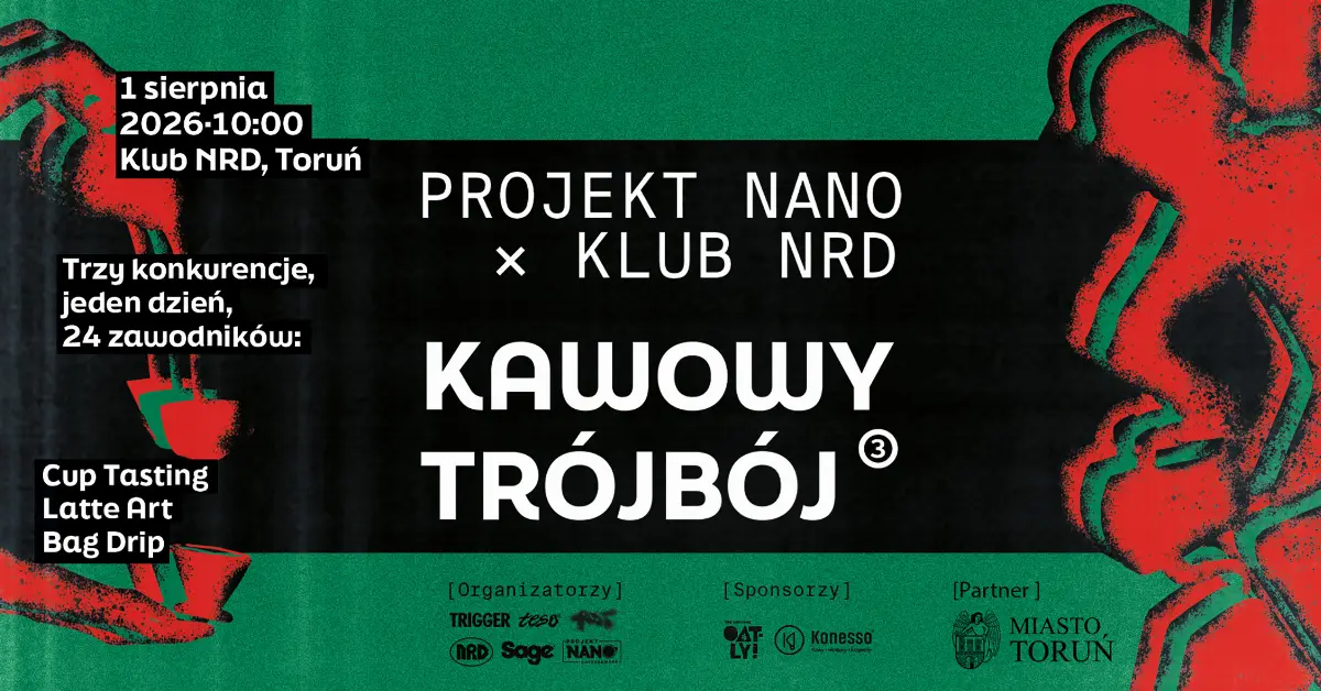 Kawowy Trójbój w toruńskim Klubie NRD już w sobotę
