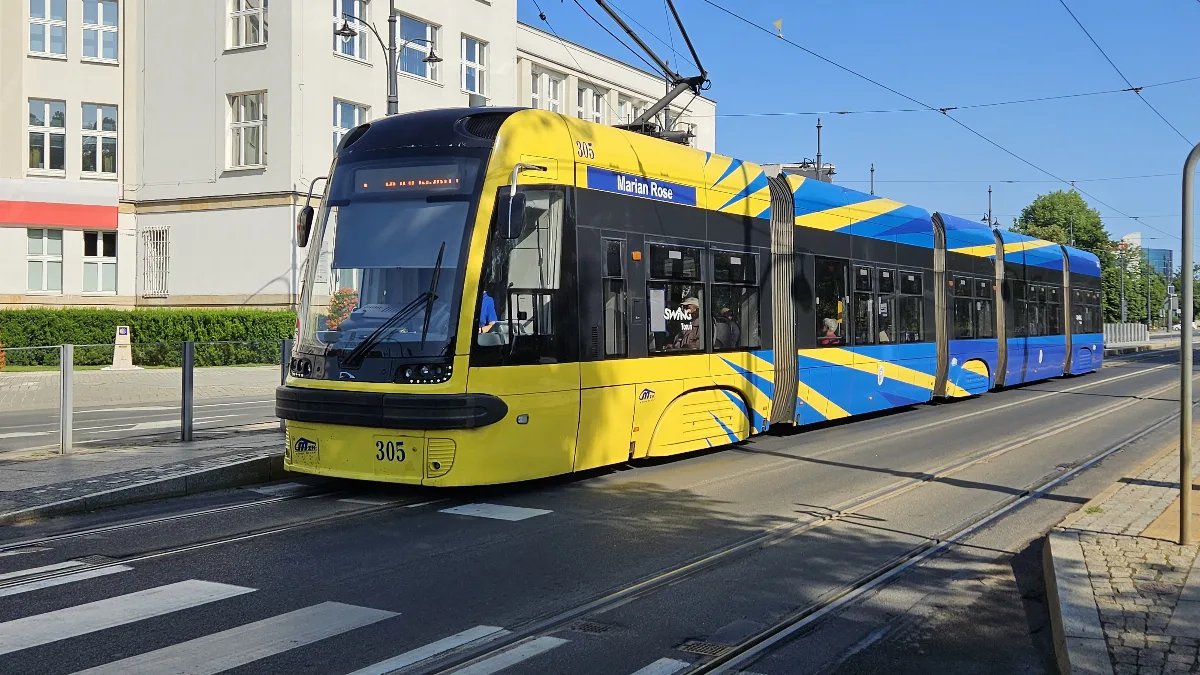 Wstrzymanie ruchu tramwajowego linii nr 1 w Toruniu