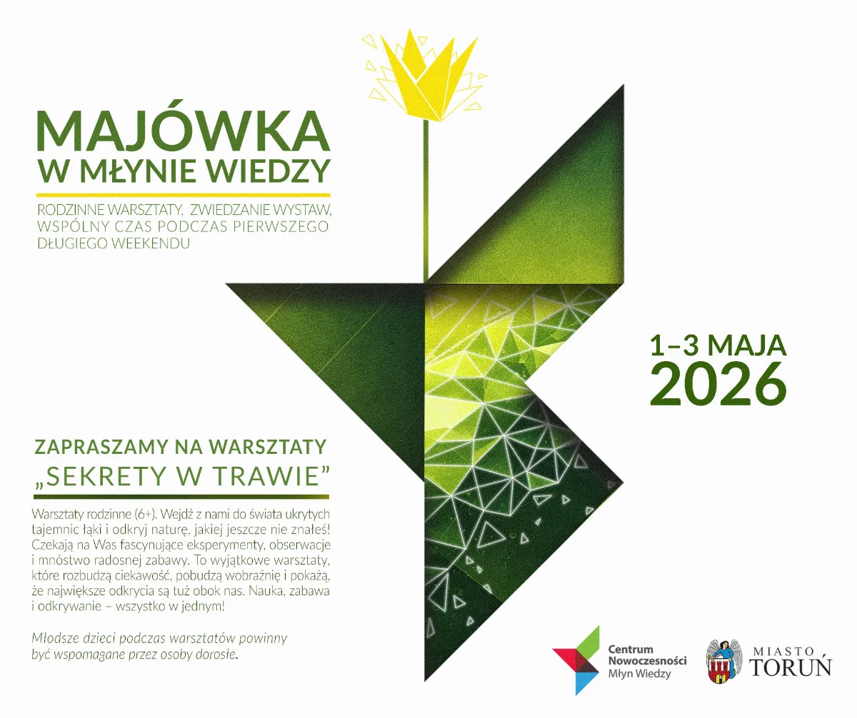 Rodzinna majówka w Młynie Wiedzy: Odkryj tajemnice trawy