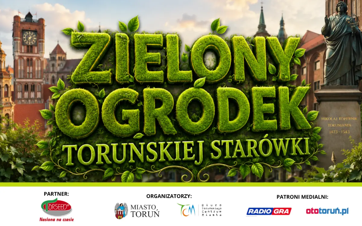 Rozpoczęło się głosowanie w konkursie „Zielony Ogródek Toruńskiej Starówki 2026”