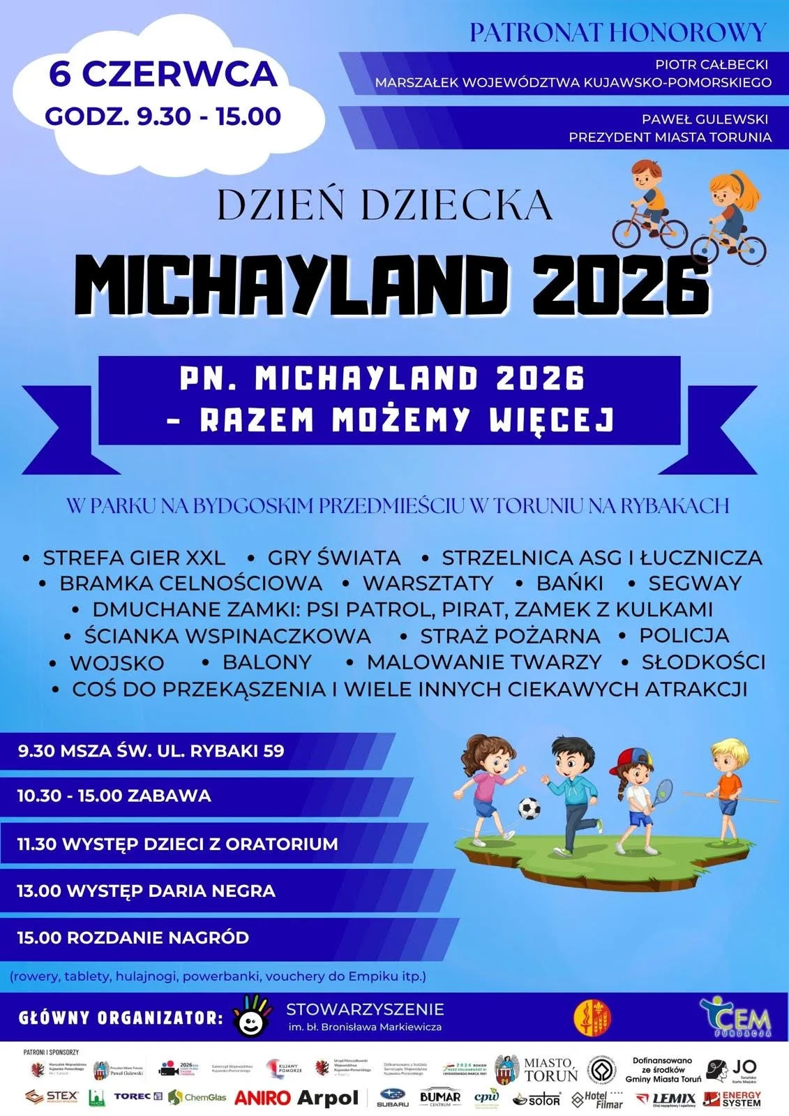 Michayland 2026 - Dzień Dziecka w Toruniu