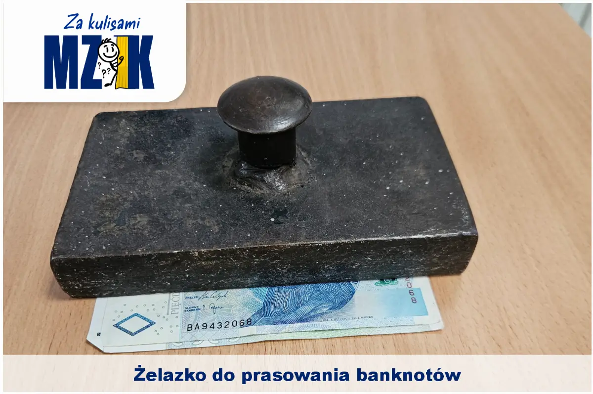 Historia 'żelazka' do prasowania banknotów