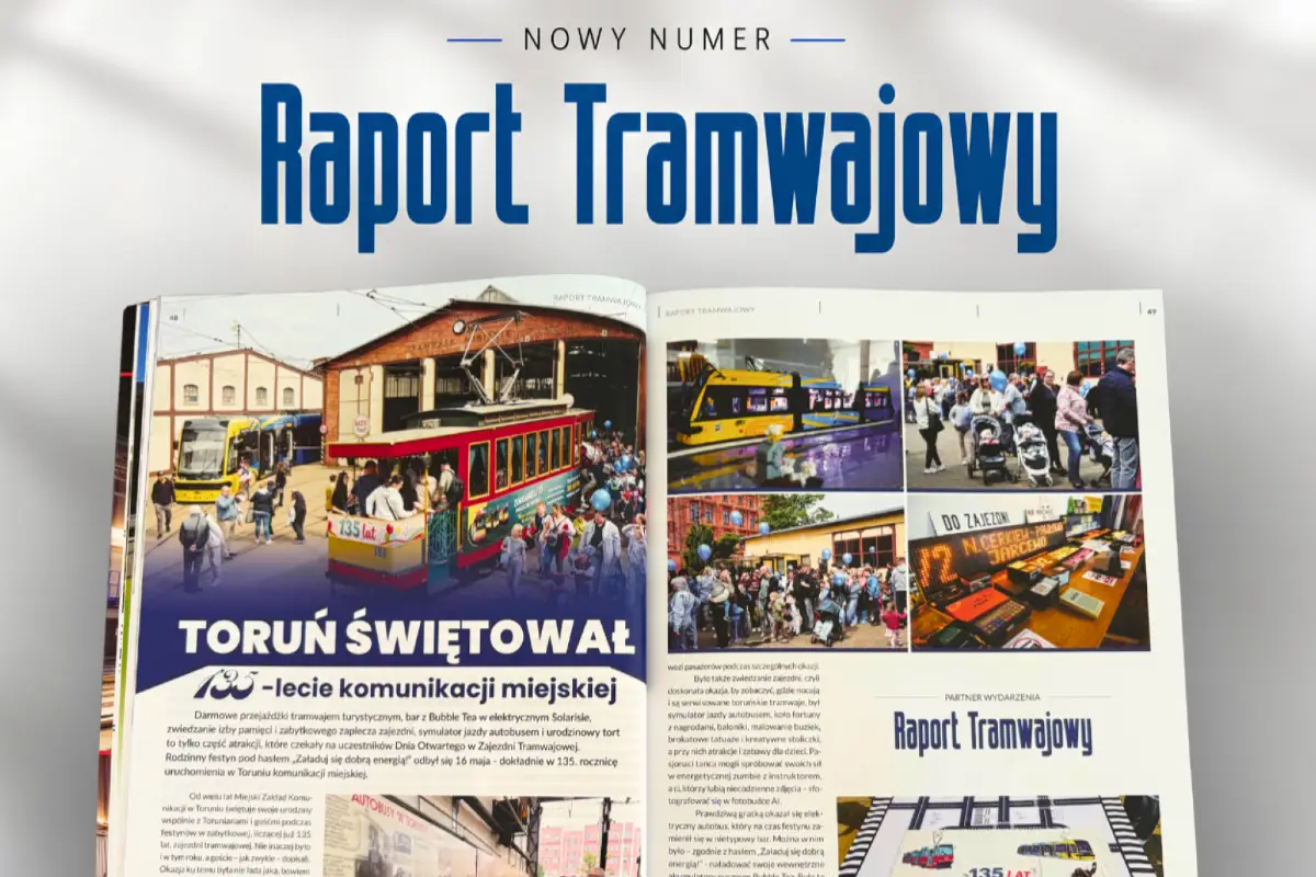 Toruń w najnowszym Raporcie Tramwajowym