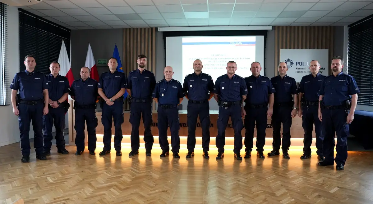 Zwycięzcy eliminacji wojewódzkich XVI Ogólnopolskich Zawodów Policjantów „Dzielnicowy Roku”