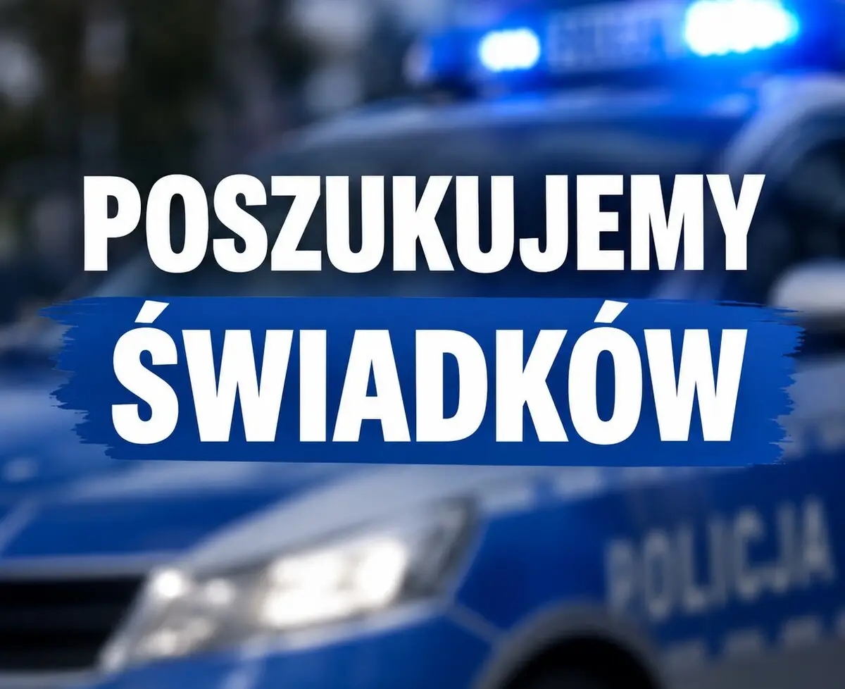 Policja poszukuje świadków wypadku drogowego
