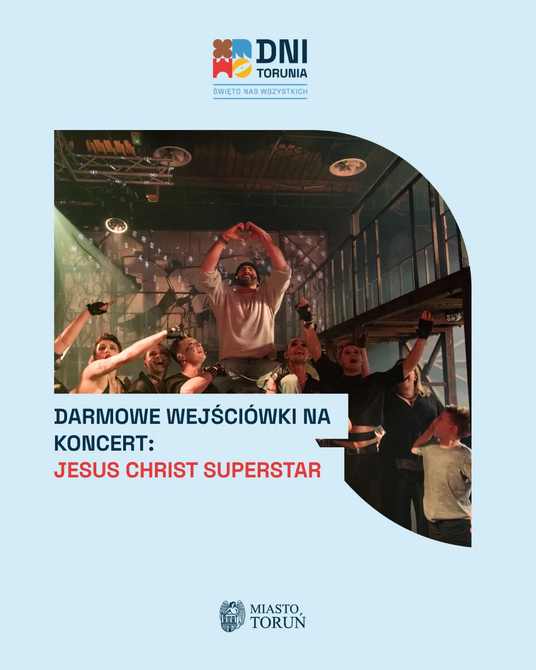 Bezpłatne wejściówki na koncert "Jesus Christ Superstar" w Toruniu