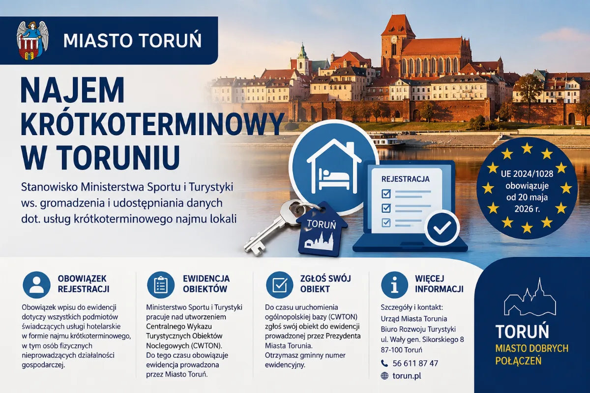 Obowiązek rejestracji obiektów noclegowych i krótkoterminowego najmu