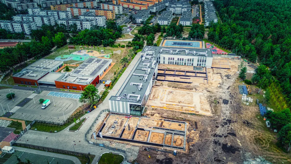 Trwa budowa drugiego etapu szkoły na osiedlu Jar w Toruniu