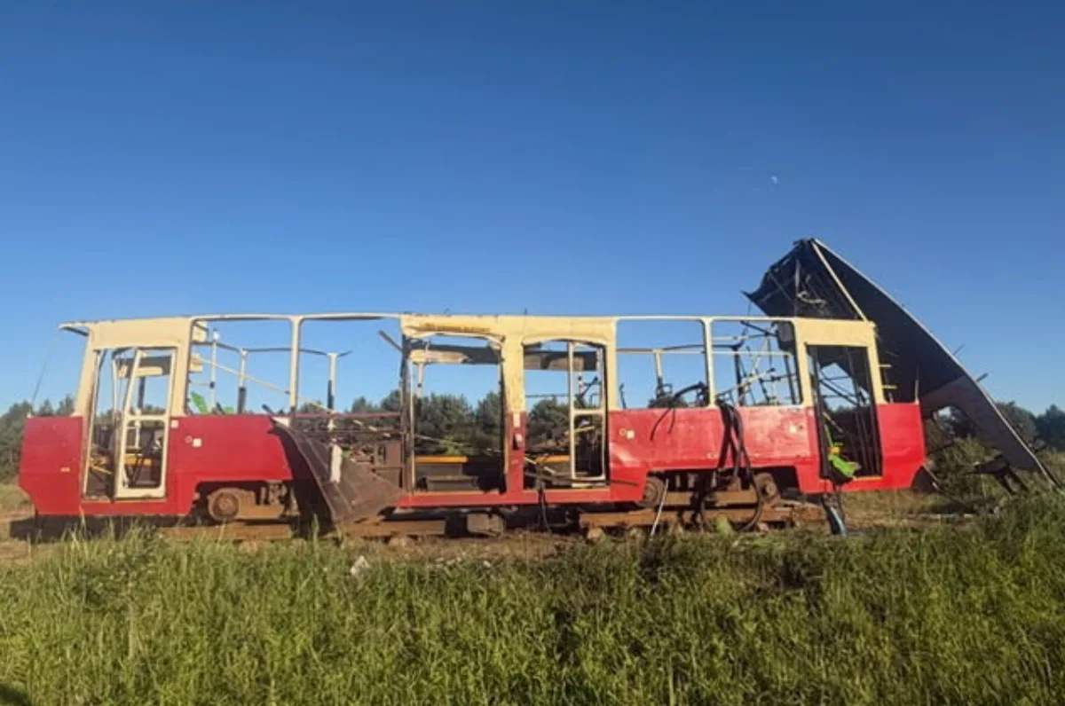 Emerytura tramwajów z Torunia w nietypowej roli