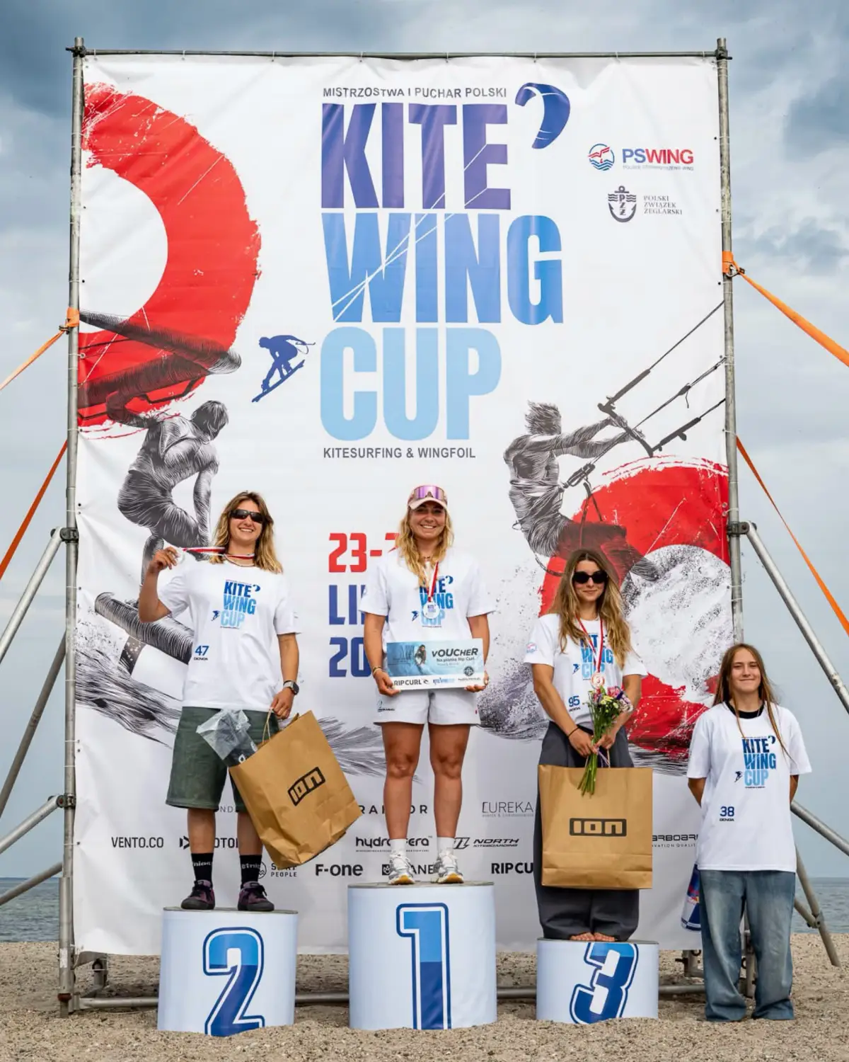 Izabela Satrjan z UKŻ WIKING Toruń Mistrzynią Polski w kitesurfingu
