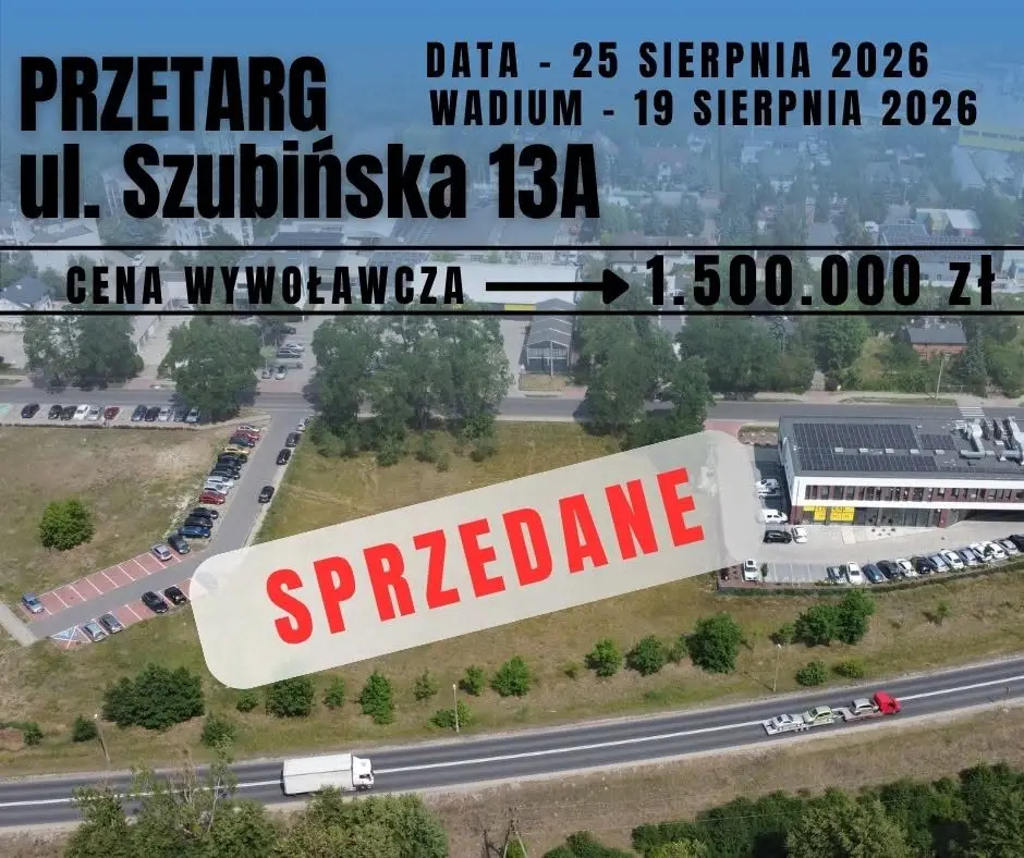 Nowy nabywca działki przy ul. Szubińskiej 13A w Toruniu