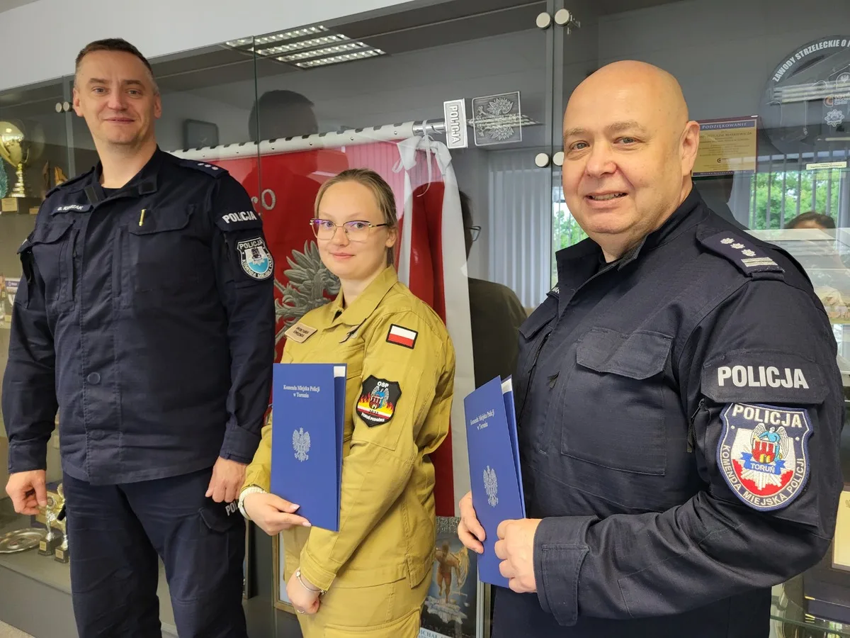 Podpisanie porozumienia z OSP Toruń-Podgórz