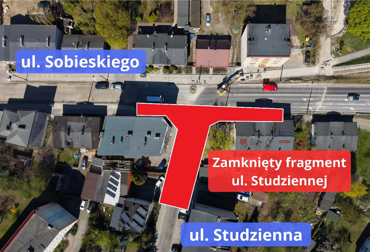 Zamknięcie fragmentu ulicy Studziennej