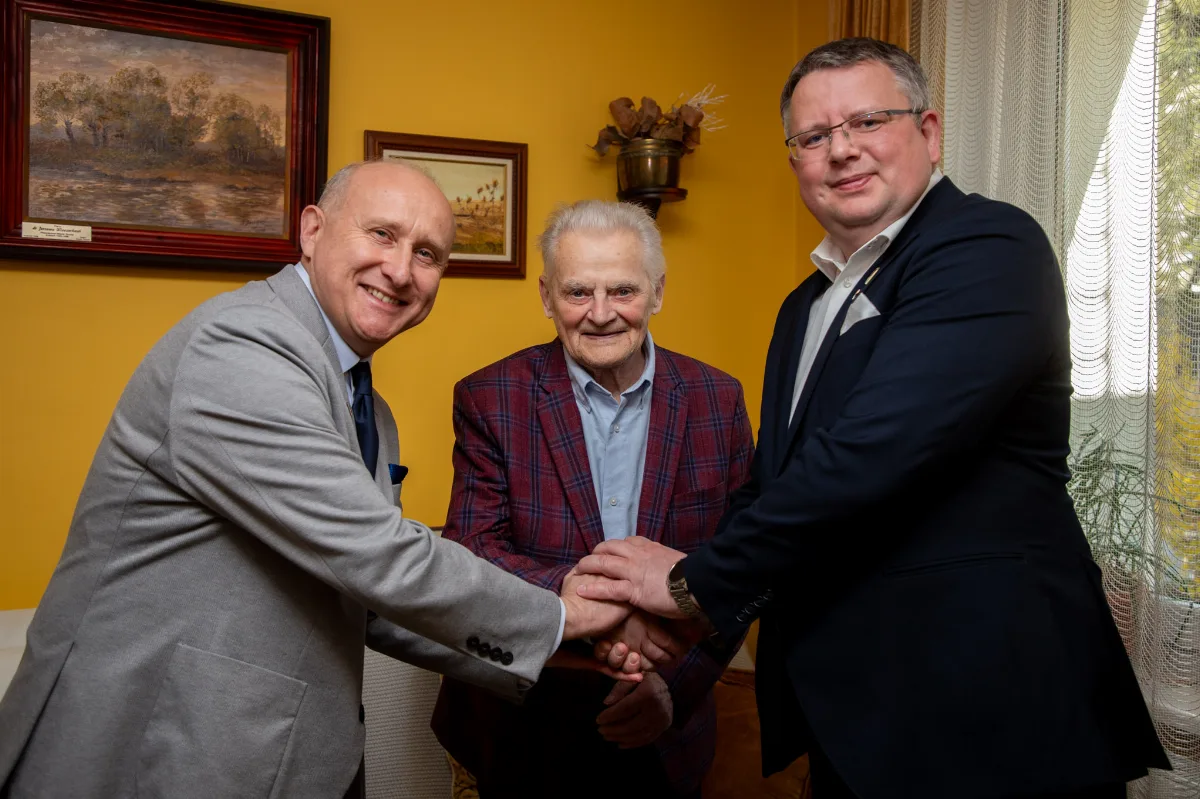 Życzenia imieninowe dla Honorowego Obywatela Torunia