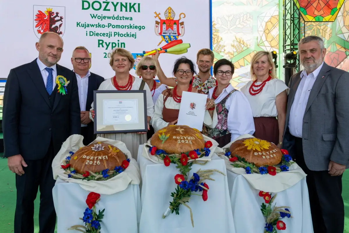 Powiat Toruński z wyróżnieniami na Dożynkach Wojewódzkich w Rypinie