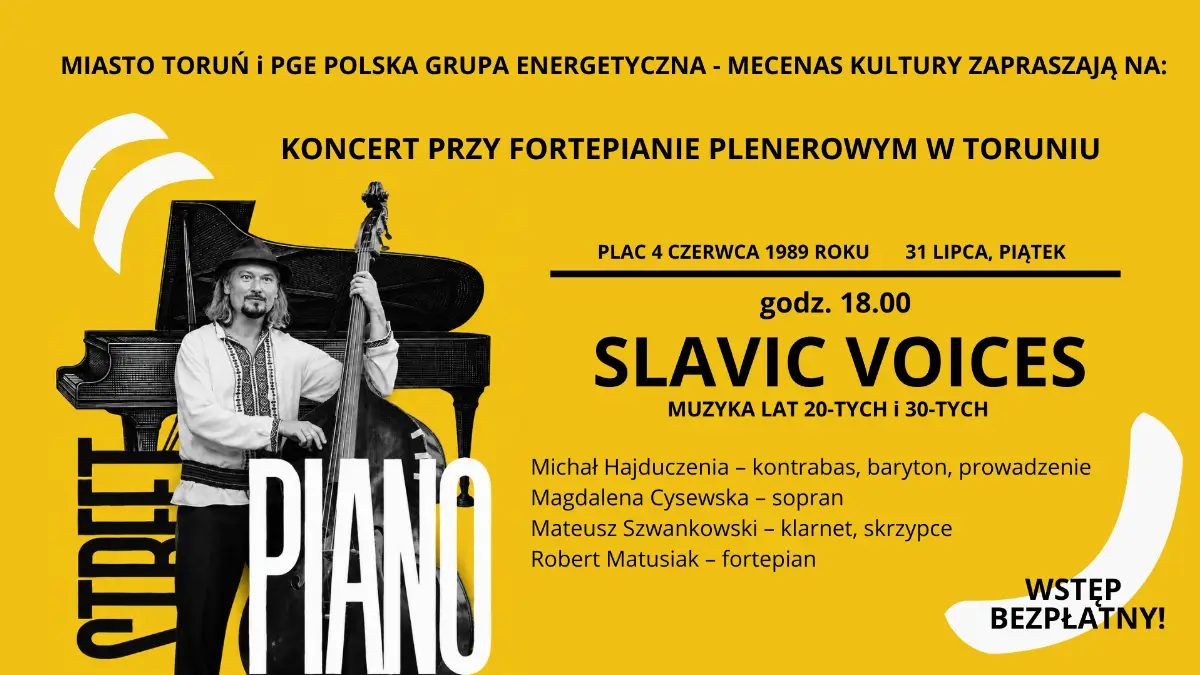 Koncert Slavic Voices z przebojami lat 20-tych i 30-tych