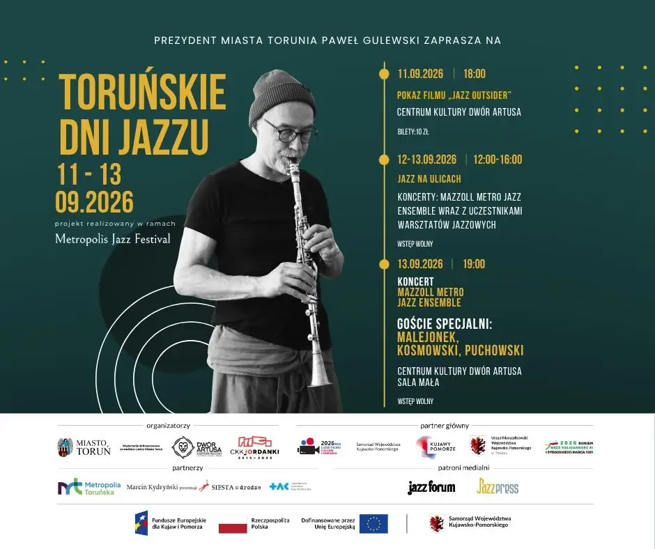 Toruńskie Dni Jazzu w 2026 roku