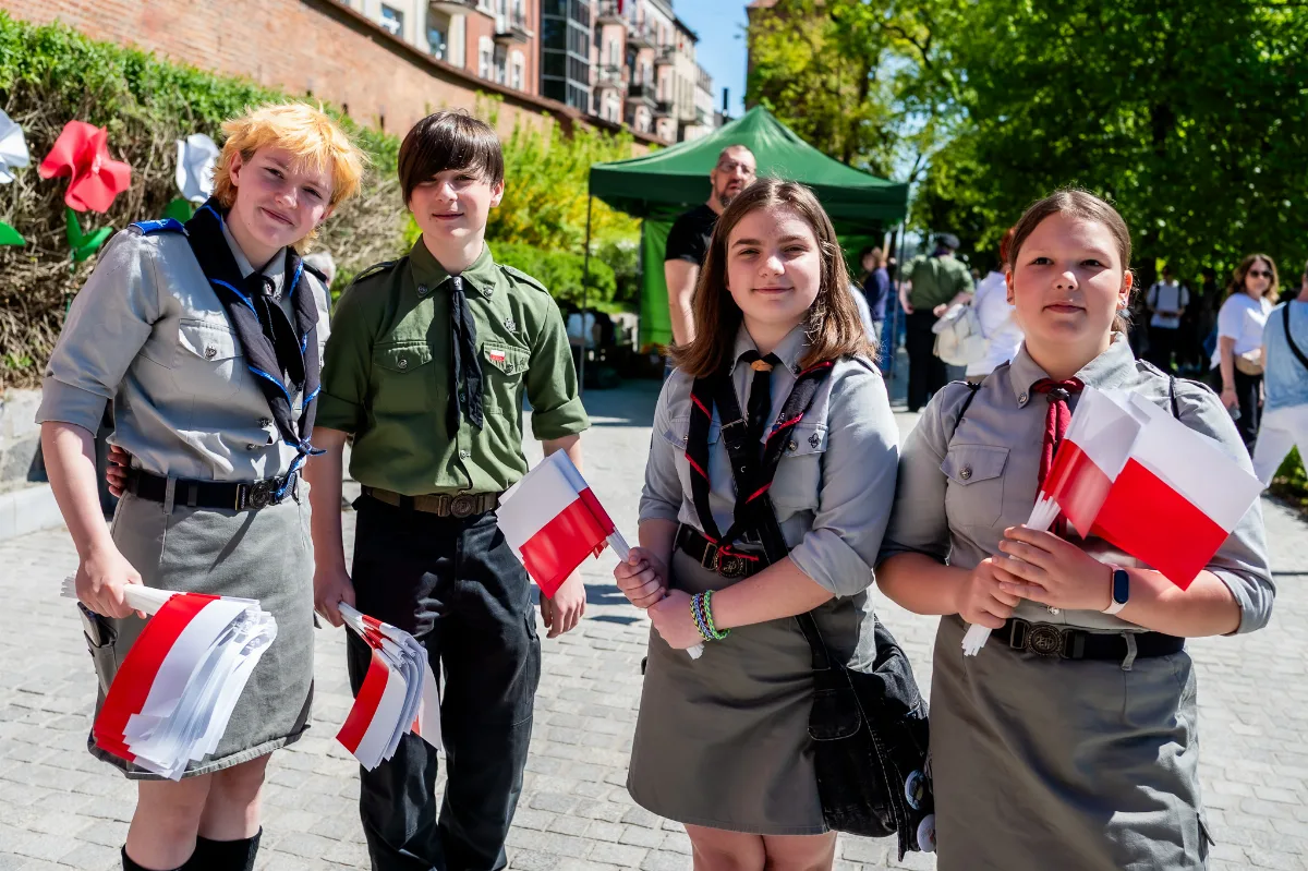 Toruń zorganizował obchody Dnia Flagi Rzeczypospolitej Polskiej