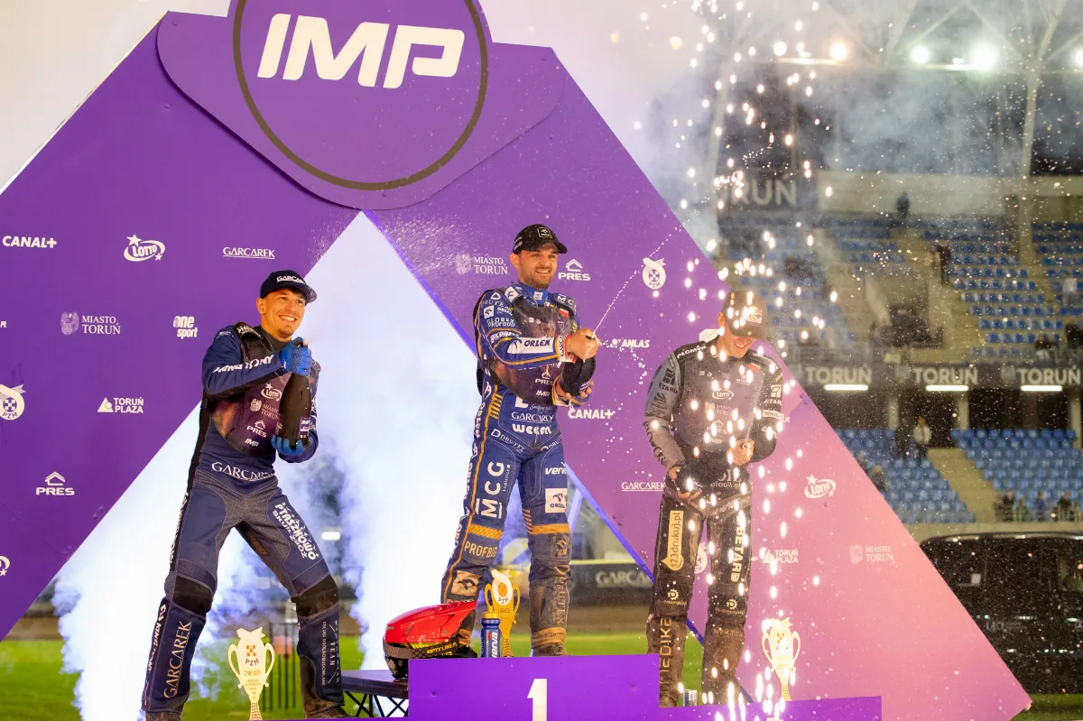 Bartosz Zmarzlik triumfuje w 1. Finale IMP na Motoarenie w Toruniu