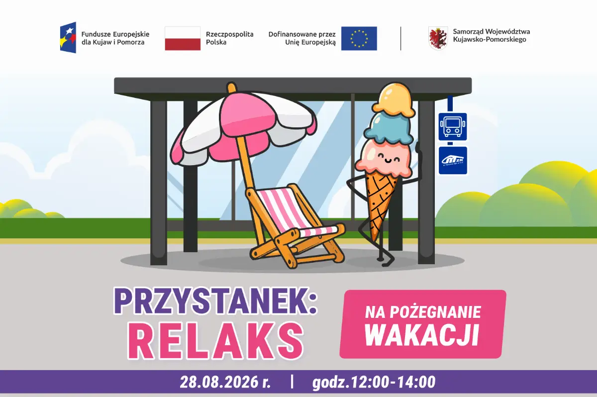 28 sierpnia event „Przystanek: Relaks” w Toruniu