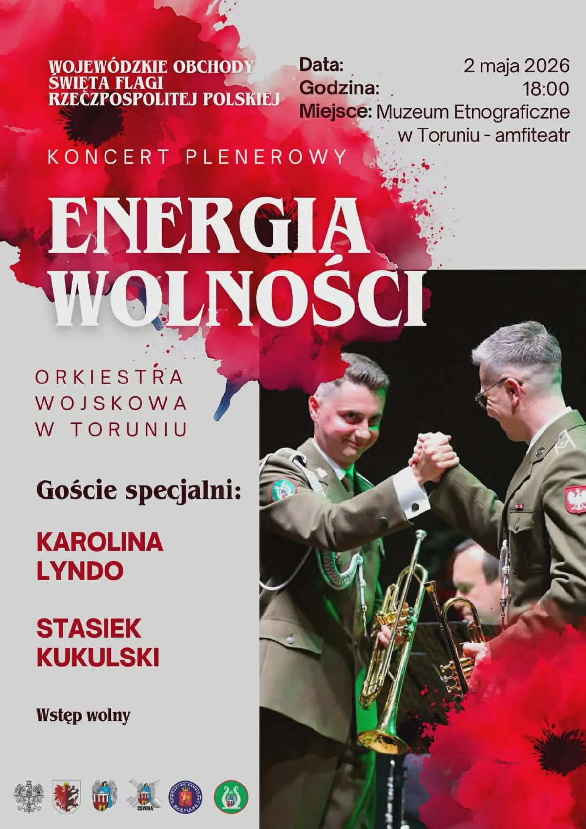 Koncert plenerowy „Energia wolności” z okazji Dnia Flagi RP w Toruniu
