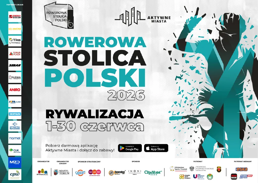 Toruń rozpoczyna rywalizację o Puchar Rowerowej Stolicy Polski 2026
