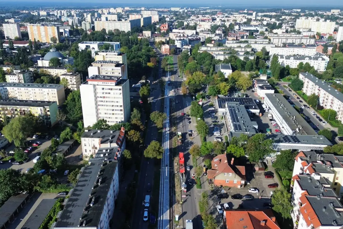 Postępują prace na ul. Kościuszki - nowa nawierzchnia i regulacja infrastruktury