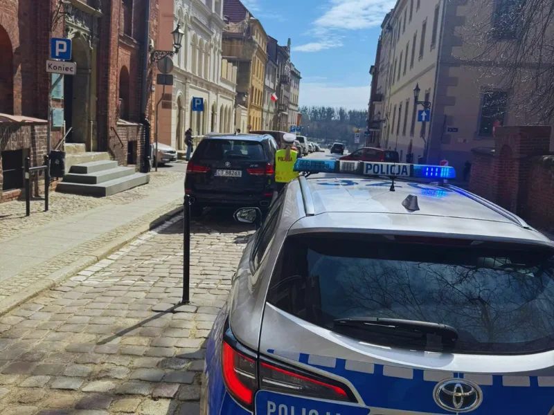 Kontrole parkowania na toruńskiej starówce