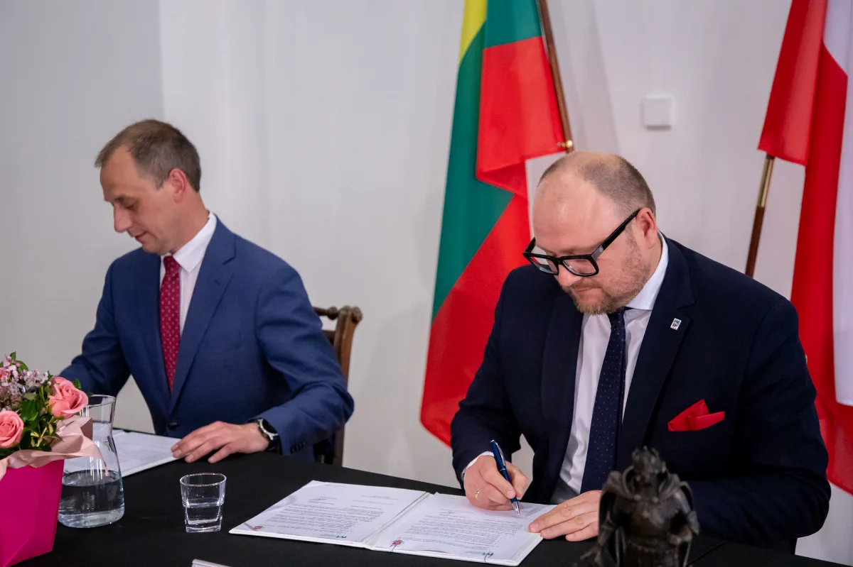 Podpisanie listu intencyjnego między Metropolią Toruńską a Okręgiem Kowieńskim