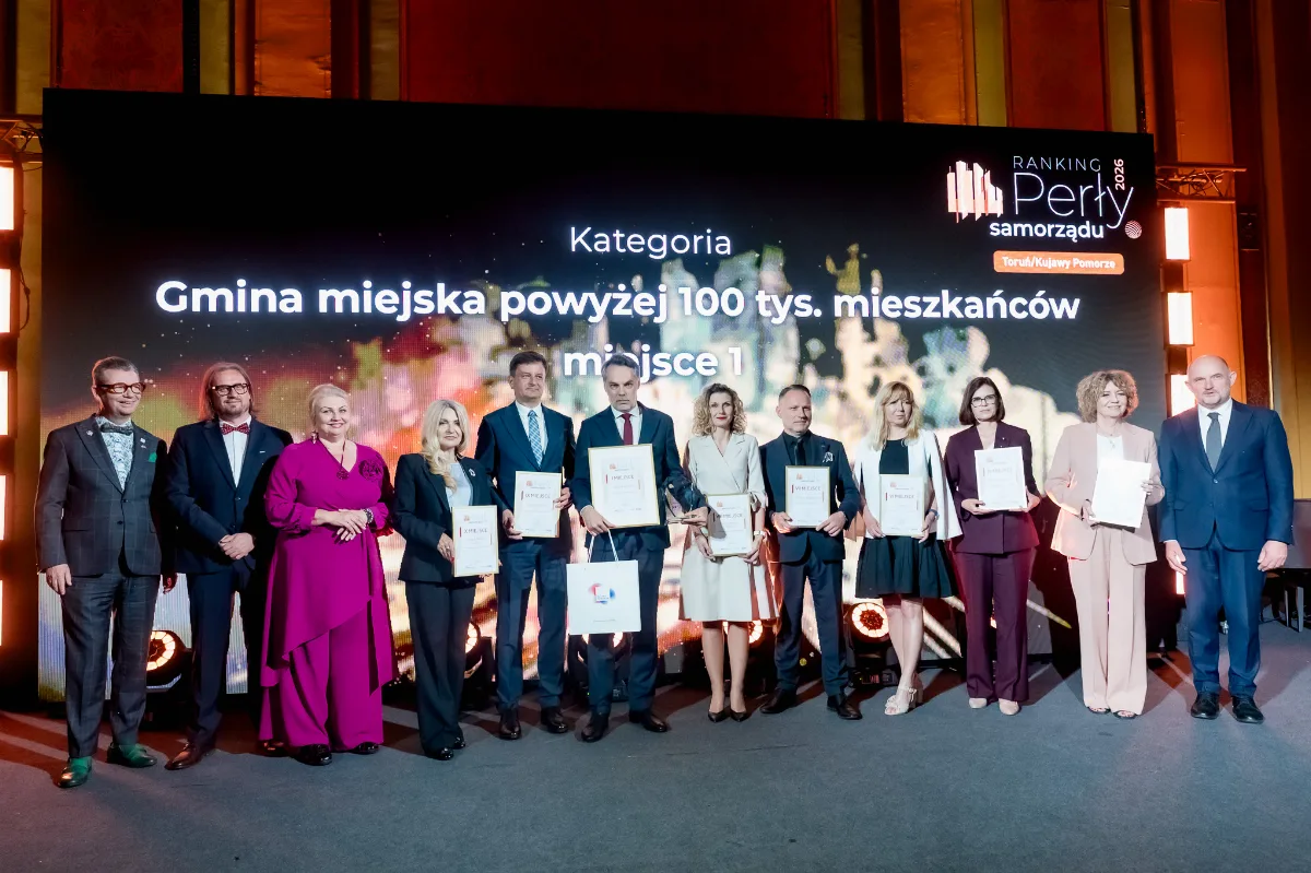 Toruń wyróżniony w rankingu „Perły Samorządu”
