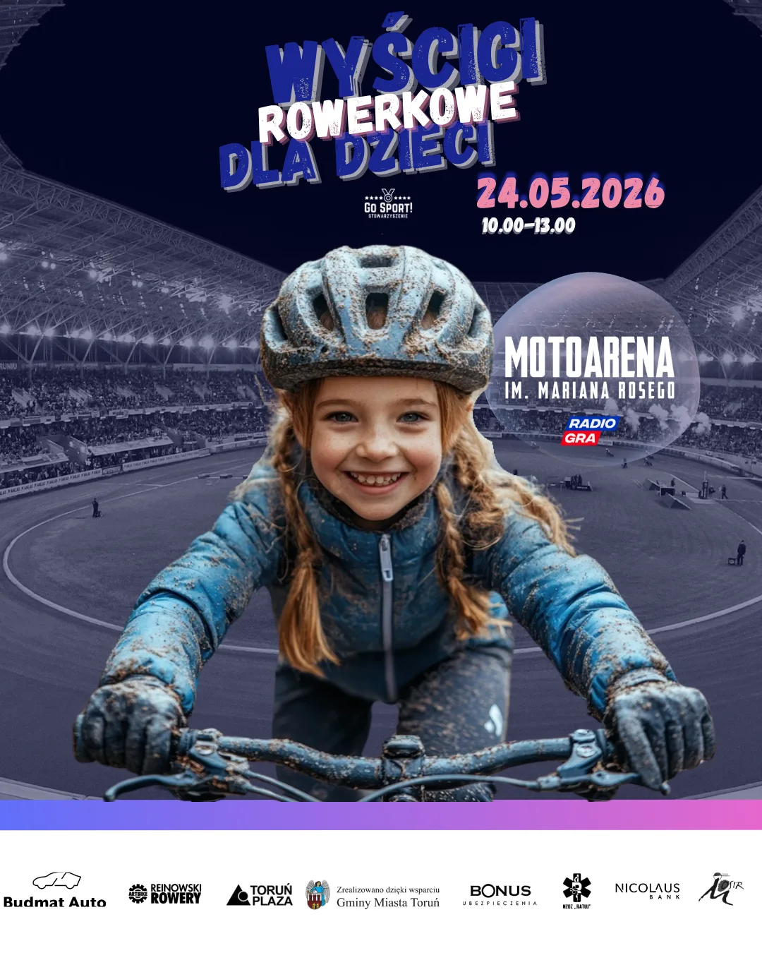 Otwarto zapisy na wyścigi rowerowe dla dzieci na Motoarenie
