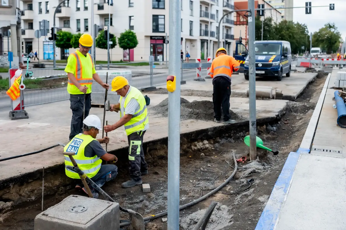 Prace łączeniowe na ul. Kościuszki oraz zmiany w komunikacji miejskiej