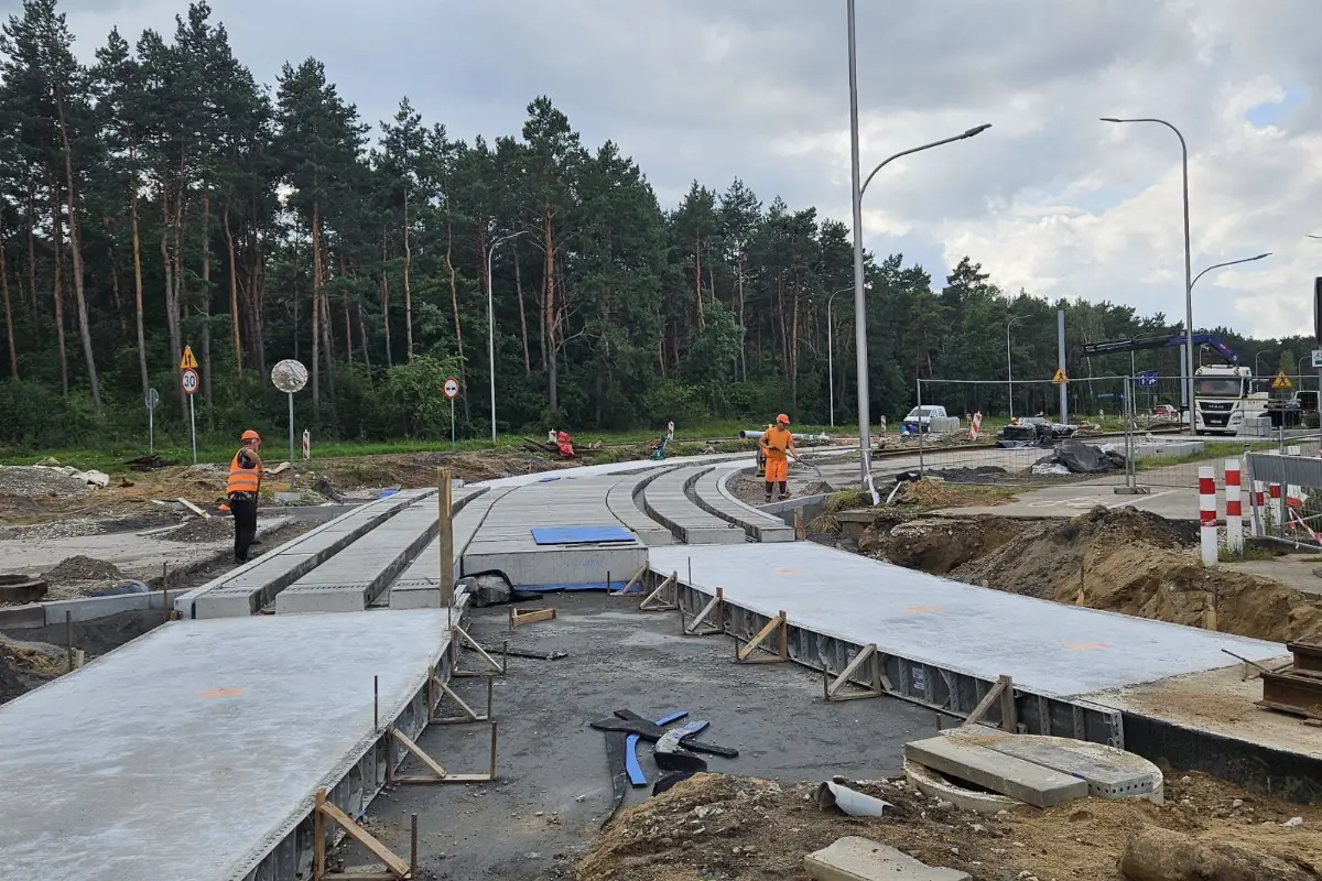Udostępnienie północnej jezdni ul. Konstytucji 3 Maja