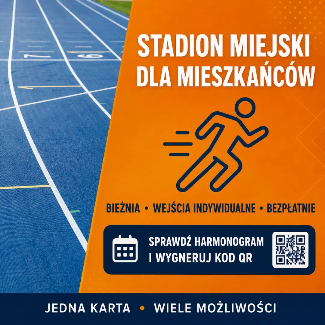 Bezpłatne treningi na Stadionie Miejskim z Kartą MOSiR