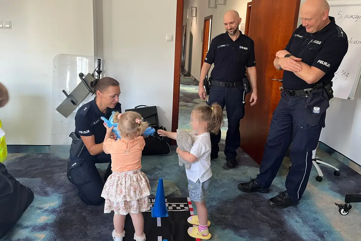 Spotkanie policjantów z repatriantami