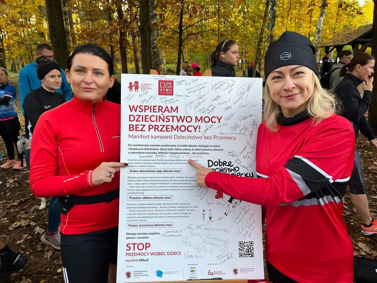 W Toruniu odbył się bieg dla „Dzieciństwa bez Przemocy”