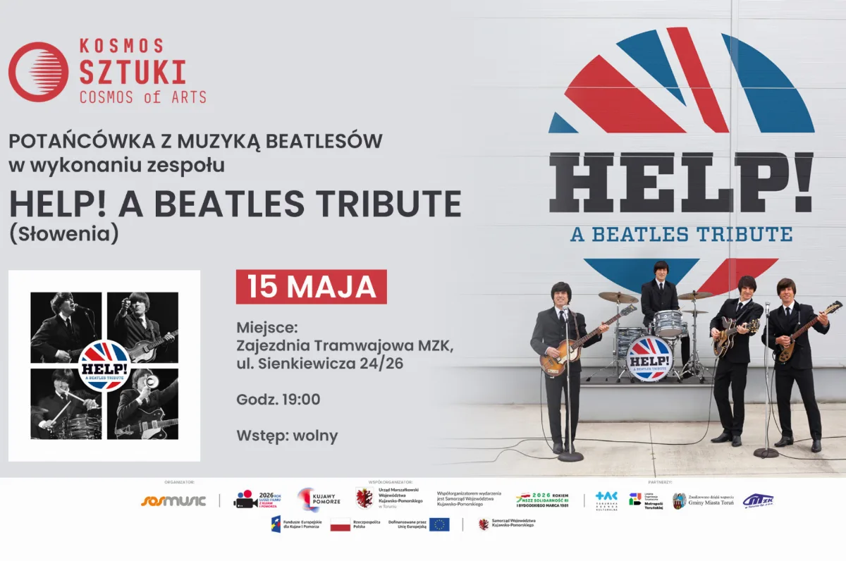 Potańcówka z muzyką The Beatles w zajezdni tramwajowej