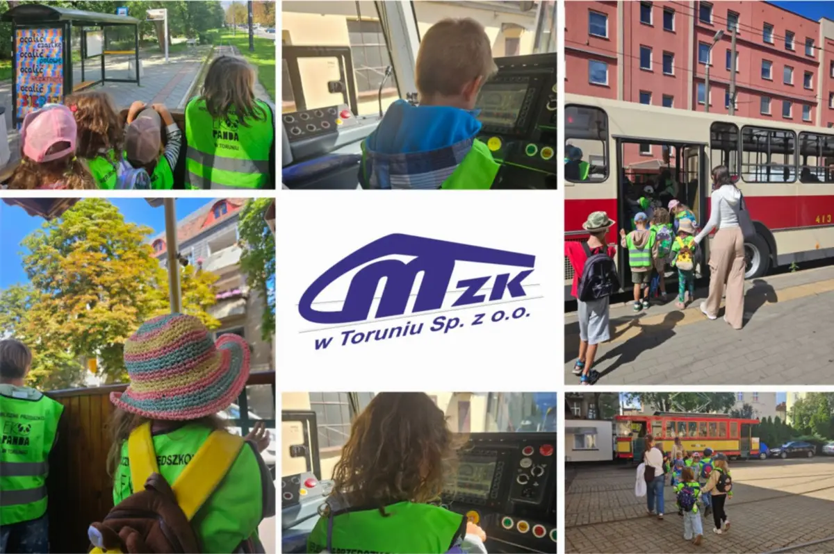 Wizyta przedszkolaków z Eko Panda w zajezdni tramwajowej